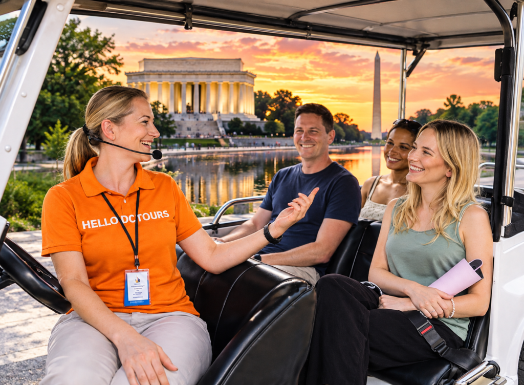 golden hour dc tour 🚍